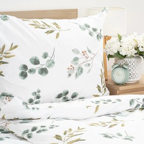 Lenjerie de pat din bumbac 4Home Eucalyptus, 140 x 220 cm, 70 x 90 cm