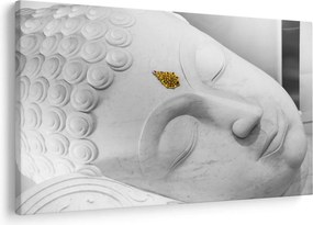 Tablou - Buddha alb (90x60 cm)