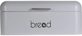 Cutie de tablă pentru pâine EH Bread cu capac, alb