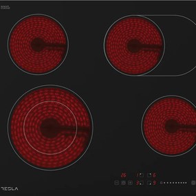 Despachetat: Plită vitroceramică de încastrare Tesla HV6410MX, 6600 W, 4 zone de gătit, 9 niveluri de putere, cronometru, protecție împotriva accesului copiilor, negru