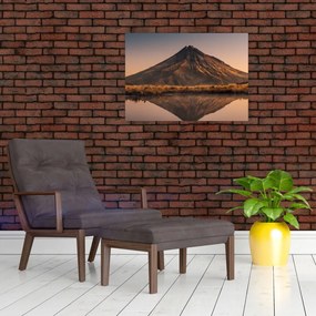 Tablou oglindirea muntelui Taranaki, Noua Zeelanda (70x50 cm)