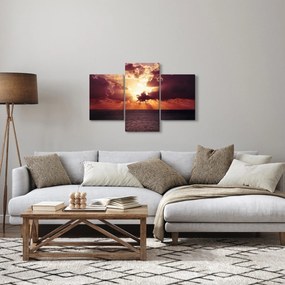 Tablou cu soarele după nori (90x60 cm)
