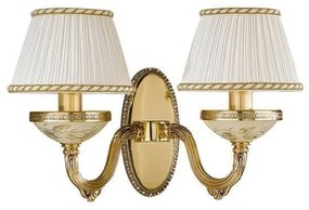Aplica de perete clasica cu 2 brate din alama design italian 6522