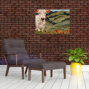 Tablou - Imitație de motiv tricotat (70x50 cm)