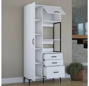 Dulap cu rafturi Jelena 112 (Alb) . 1102201