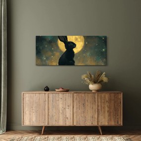 Tablou - Iepure cu lună (120x50 cm)