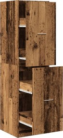 vidaXL Dulap de farmacie, lemn vechi, 40x41x144,5 cm, lemn prelucrat