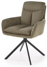 Scaun rotativ K536 stofa olive