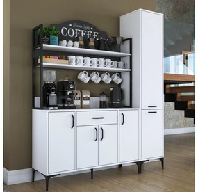 Set dulapuri bucătărie Jenaretta 49 (alb + negru). 1107098