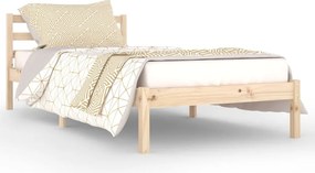 vidaXL Cadru de pat, 90x200 cm, lemn masiv de pin