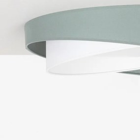 BRILAGI-LED Corp de iluminat de tavan VELVET TWIST LED/24W/230V 4000K Ø 55 cm verde/alb
