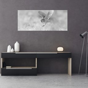 Tablou - Bufniță în câmp (120x50 cm)