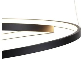 Lustră LED dimabilă pe cablu ROMAN LED/30W/230V neagră Paul Neuhaus 2472-18