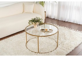 Măsuță de cafea Aurum Gold, 80 cm