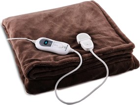 Klarstein Dr. Watson XXL, Pătură electrică, 3 niveluri de putere, Lavabilă, 200 x 180 cm, Micro Plush