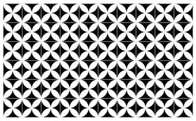 Set 60 autocolante de perete Ambiance Aniello, 10 x 10 cm