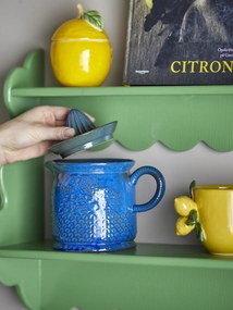 Stoarcător de citrice din ceramică cu nuanțe de albastru, 17,5×15,5×12 cm, „Liselu”