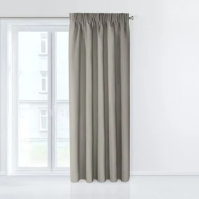 Draperie elegantă de opacă bej 135 x 270 cm