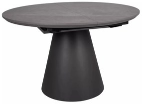 Masa Angel II marmura gri/negru L120-160xl120 cm