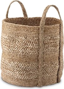 Cos decorativ din iuta, spatiu de depozitare Nikko S