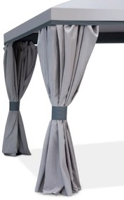 Perdele gri pentru pavilion Valencia 3x4 m Garden Point