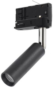 Spot pentru sistem de șină trifazică LAGOS 1xG9/8W/230V negru
