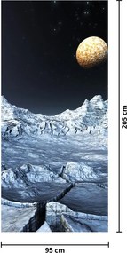 Fototapet pentru ușă - Univers (95x205cm)