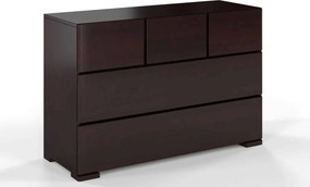 Comodă lemn masiv TerraCraft Pin 3+2 Sertare, 120 × 45 × 81 cm - Natural