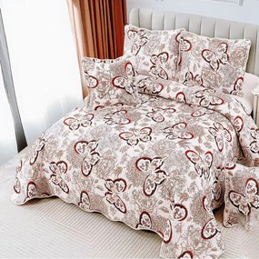 Cuvertura bumbac 100%, 5 piese, pat 2 persoane, 230x250 cm, CB449