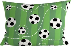 Fata de perna din policoton FOOTBALL TIME POLY 70x90 cm, verde