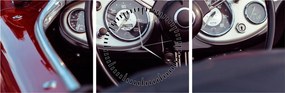Tablou - Automobil (cu ceas) (90x30 cm)