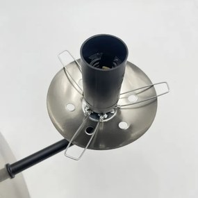 Brilagi - Lampă de perete MALIVA 1xE14/15W/230V crom mat/fumuriu