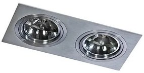 Spot incastrabil directionabil de tavan/plafon SIRO 2 ALU