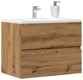 vidaXL Dulap pentru baie stejar artizanal 60x38,5x45 cm lemn prelucrat