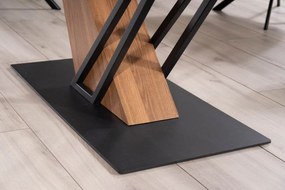 Masa extensibila Genesis negru/frasin L180-240 cm