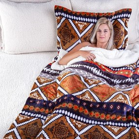 decoDoma Set blăniţă miel AZTEC 2 buc