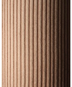 Pernă decorativă pentru copii maro cu tapițerie din catifea reiată Block – Wigiwama