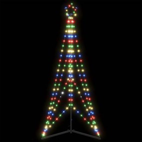 vidaXL Pom de Crăciun LED 363 LED-uri colorate 182 cm