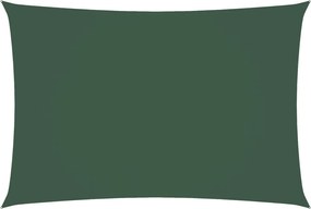 vidaXL Parasolar verde închis 2,5x4,5 m țesătură oxford dreptunghiular