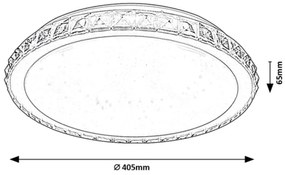 Plafoniera LED design modern Cressida