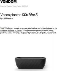 Ghiveci plante, flori design decorativ modern pentru amenajari interioare si exterioare, VASES PLANTER 47130R Vondom