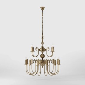 Candelabru 18 brate din alama stil clasic Petalo