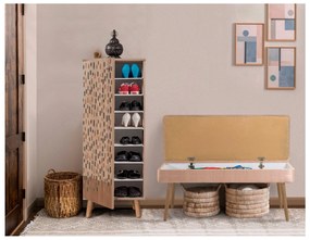Mobilier Hol Beside 31 (stejar sonoma + piatră) . 1093996