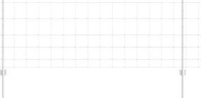 vidaXL Gard cu Stâlp Argintiu 0,8 x 100 m Oțel