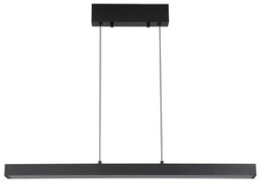 Lustra LED suspendata extensibila Linear negru