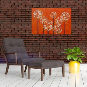 Tablou - Pădurea portocalie (90x60 cm)
