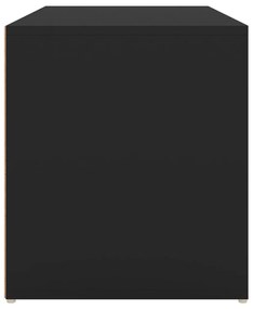 Banca de hol, negru, 80x40x45 cm, PAL Negru