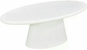 Măsuță cafea MAROCCO, ecru, MDF/microciment, 120x60x40 cm