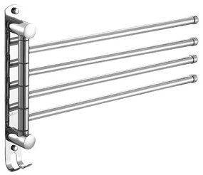 Suport prosoape Livit, metal, gri, 26 x 35 cm