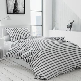 Lenjerie de pat din bumbac Culoare gri, SLIEMA Dimensiune lenjerie de pat: 70 x 90 cm | 140 x 200 cm